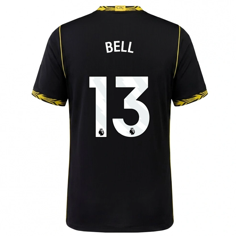 Danxen Barn Toby Bell #13 Svart Gul Bortatröja Matchtröjor 2026/27 Tröjor T-Tröja