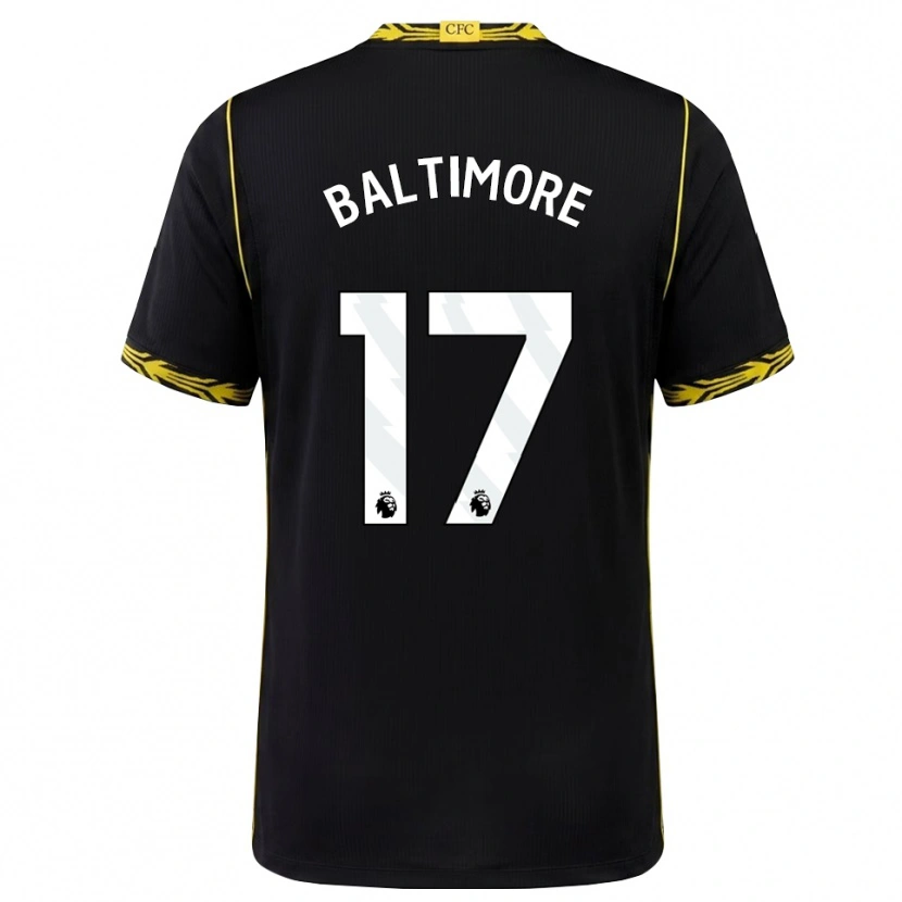 Danxen Barn Sandy Baltimore #17 Svart Gul Bortatröja Matchtröjor 2026/27 Tröjor T-Tröja
