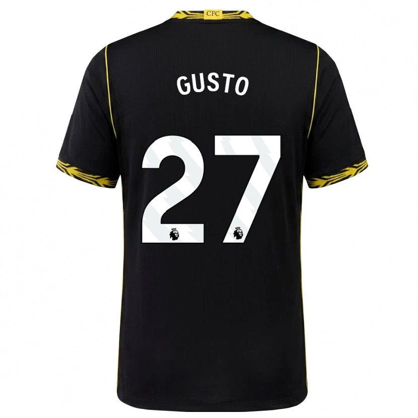 Danxen Barn Malo Gusto #27 Svart Gul Bortatröja Matchtröjor 2026/27 Tröjor T-Tröja