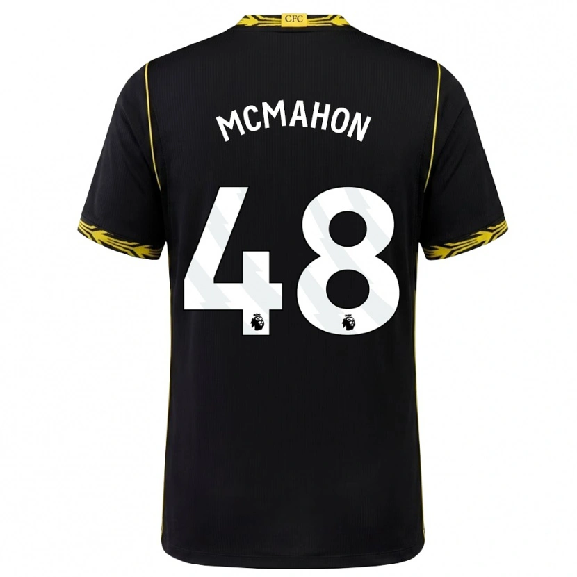 Danxen Barn Harrison Mcmahon #48 Svart Gul Bortatröja Matchtröjor 2026/27 Tröjor T-Tröja