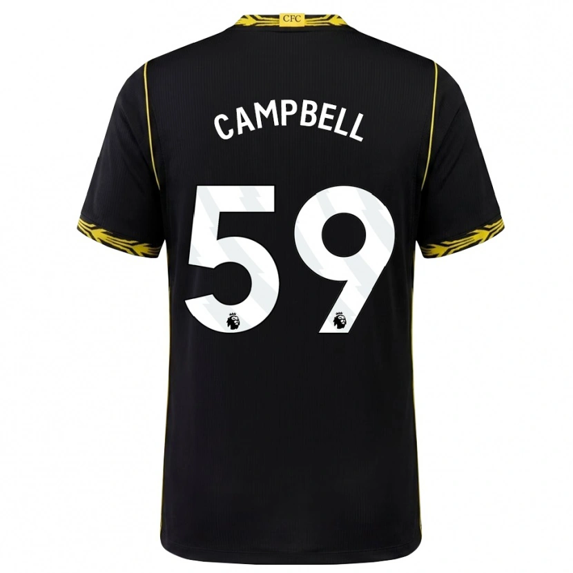 Danxen Barn Harrison Murray-Campbell #59 Svart Gul Bortatröja Matchtröjor 2026/27 Tröjor T-Tröja