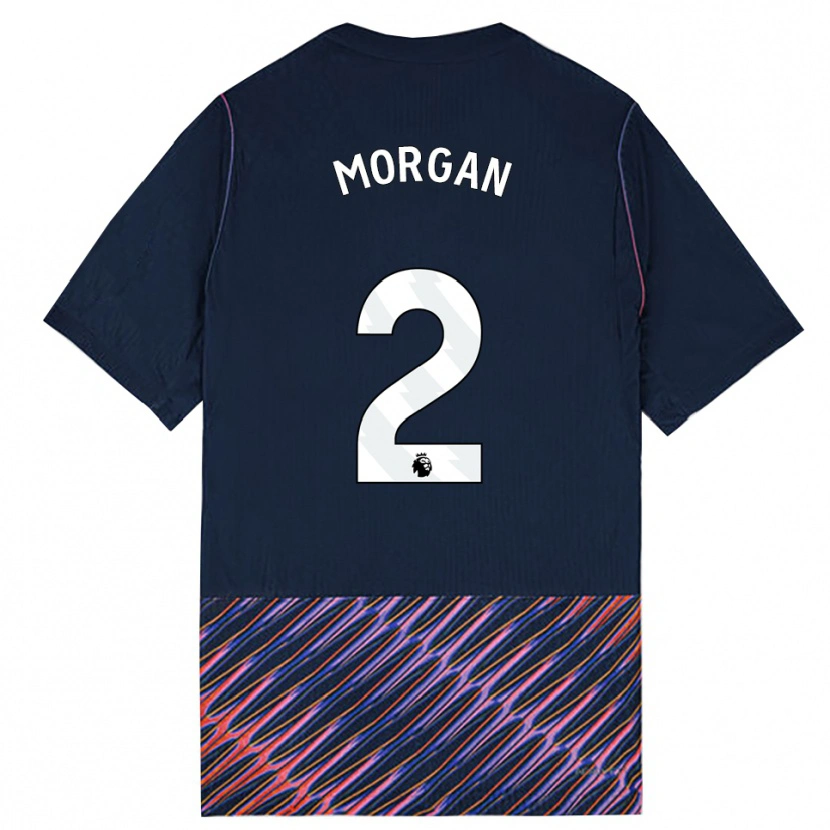 Danxen Barn Esther Morgan #2 Kungligblå Vit Bortatröja Matchtröjor 2026/27 Tröjor T-Tröja