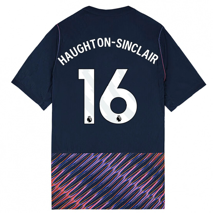 Danxen Barn Ashiah Haughton-Sinclair #16 Kungligblå Vit Bortatröja Matchtröjor 2026/27 Tröjor T-Tröja