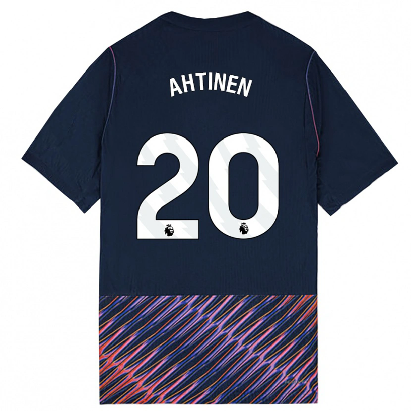 Danxen Barn Olga Ahtinen #20 Kungligblå Vit Bortatröja Matchtröjor 2026/27 Tröjor T-Tröja