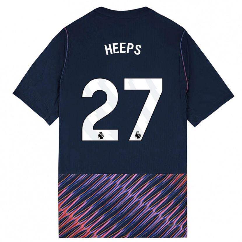 Danxen Barn Eleanor Heeps #27 Kungligblå Vit Bortatröja Matchtröjor 2026/27 Tröjor T-Tröja