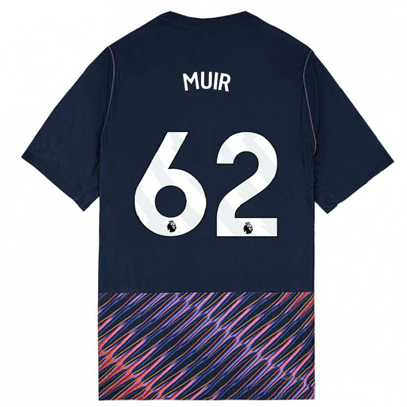 Danxen Barn Marqes Muir #62 Kungligblå Vit Bortatröja Matchtröjor 2026/27 Tröjor T-Tröja