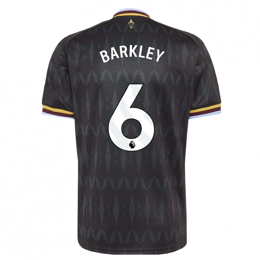 Danxen Barn Ross Barkley #6 Kornblå Svart Gul Bortatröja Matchtröjor 2026/27 Tröjor T-Tröja
