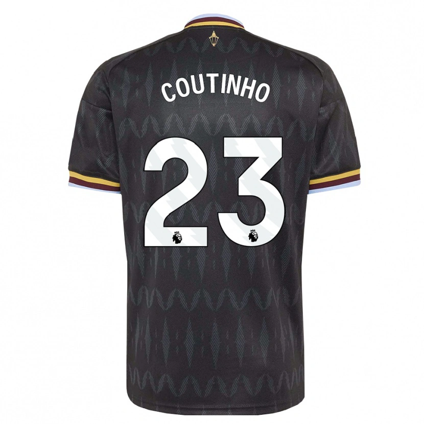 Danxen Barn Philippe Coutinho #23 Kornblå Svart Gul Bortatröja Matchtröjor 2026/27 Tröjor T-Tröja