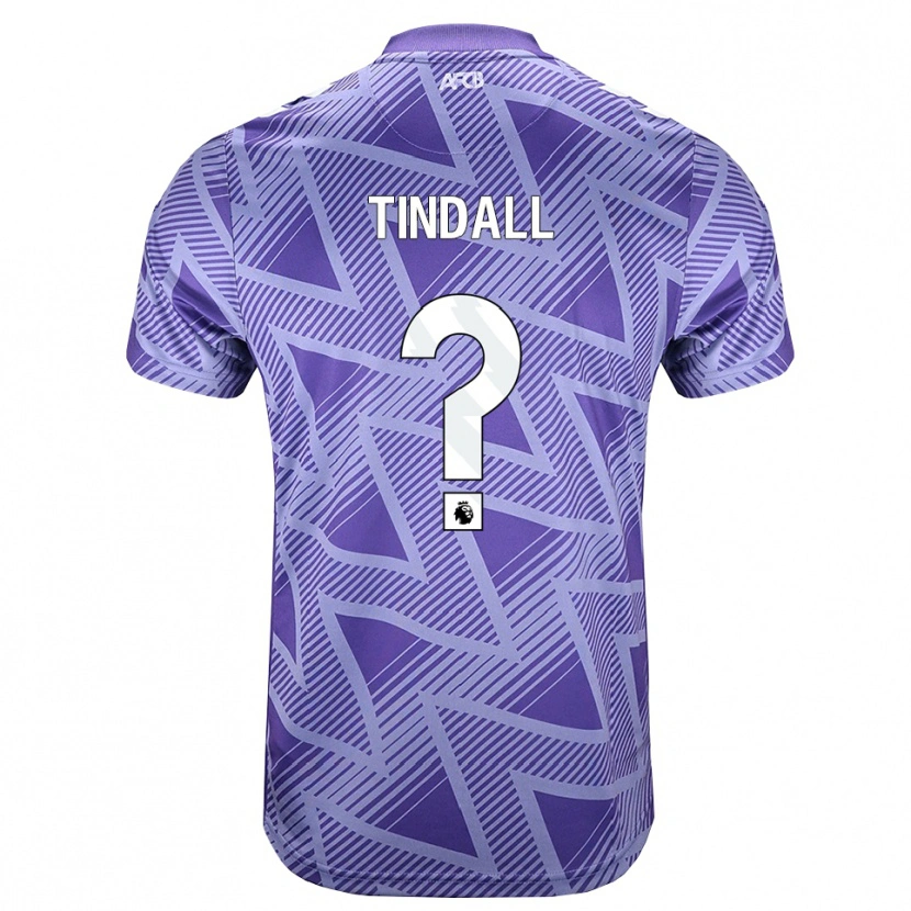 Danxen Barn Levi Tindall #0 Blek Violettröd Vit Bortatröja Matchtröjor 2026/27 Tröjor T-Tröja