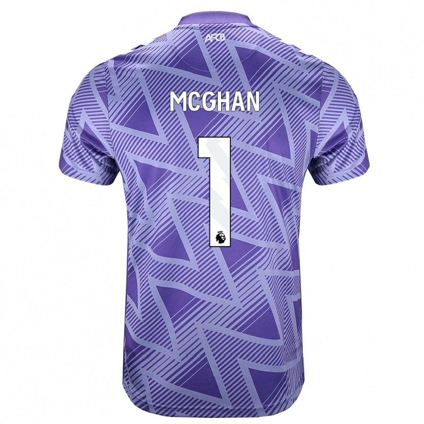 Danxen Barn Hayden Mcghan #1 Blek Violettröd Vit Bortatröja Matchtröjor 2026/27 Tröjor T-Tröja