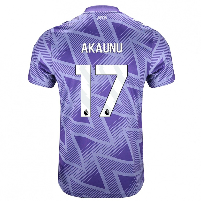 Danxen Barn Kobaro Akaunu #17 Blek Violettröd Vit Bortatröja Matchtröjor 2026/27 Tröjor T-Tröja