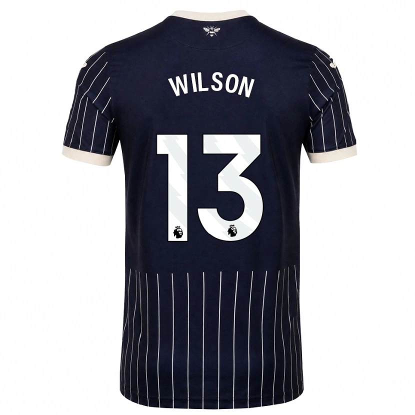 Danxen Barn Callum Wilson #13 Svart Vit Bortatröja Matchtröjor 2026/27 Tröjor T-Tröja