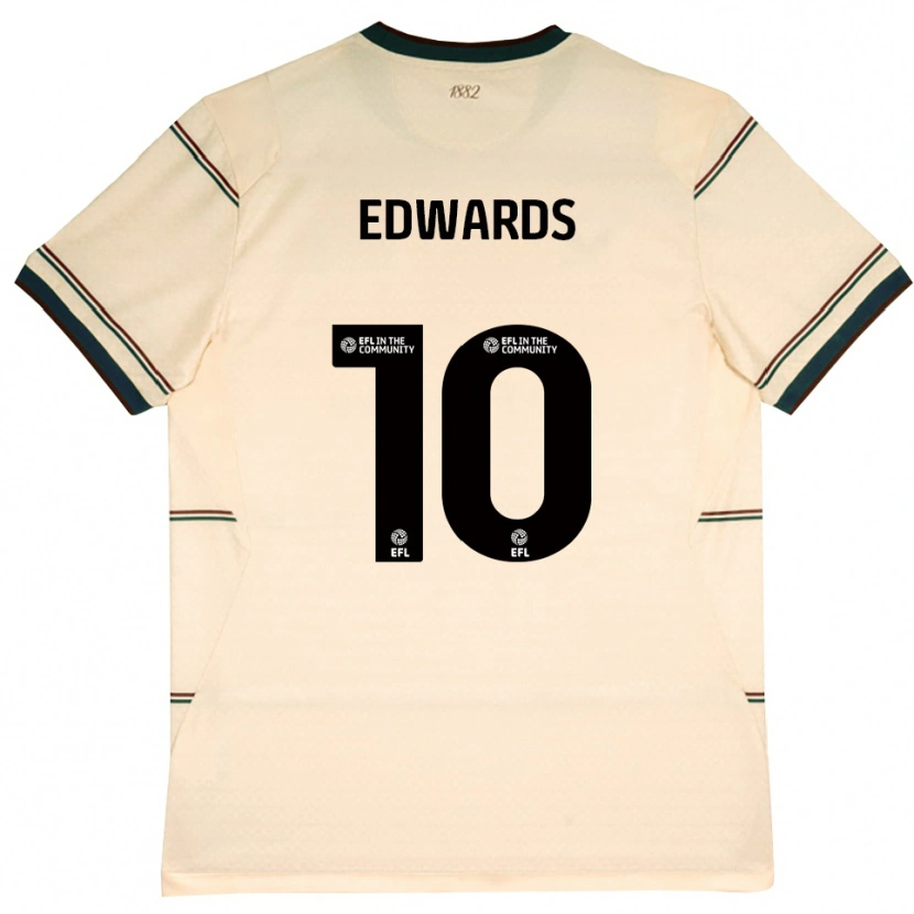 Danxen Barn Marcus Edwards #10 Beige Vinröd Bortatröja Matchtröjor 2026/27 Tröjor T-Tröja