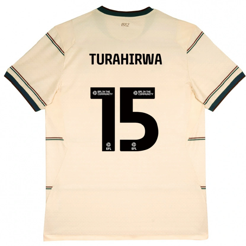 Danxen Barn Elijah Turahirwa #15 Beige Vinröd Bortatröja Matchtröjor 2026/27 Tröjor T-Tröja