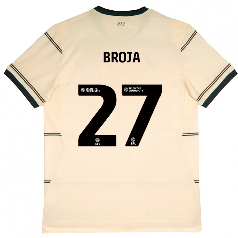 Danxen Barn Armando Broja #27 Beige Vinröd Bortatröja Matchtröjor 2026/27 Tröjor T-Tröja