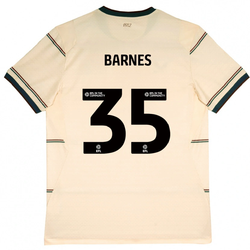 Danxen Barn Ashley Barnes #35 Beige Vinröd Bortatröja Matchtröjor 2026/27 Tröjor T-Tröja