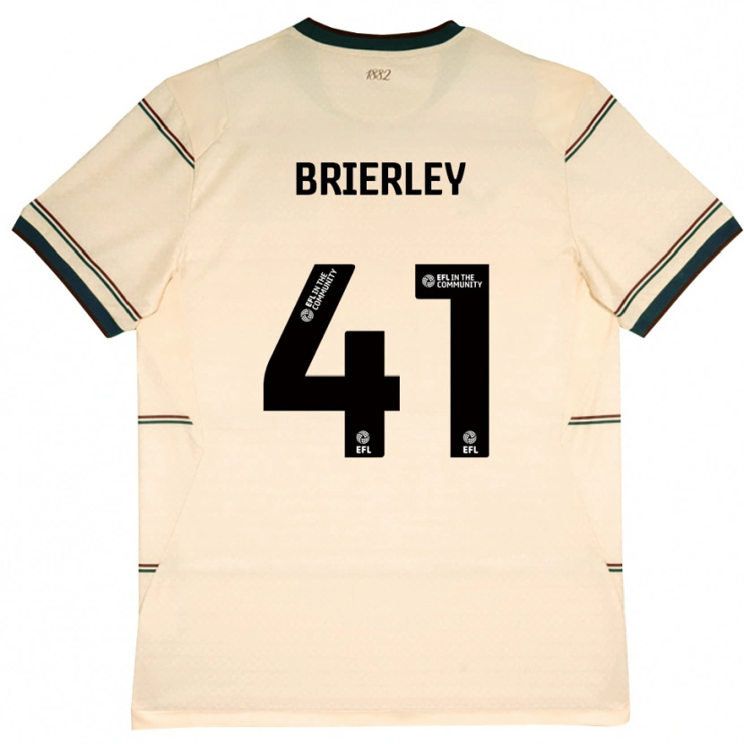 Danxen Barn George Brierley #41 Beige Vinröd Bortatröja Matchtröjor 2026/27 Tröjor T-Tröja