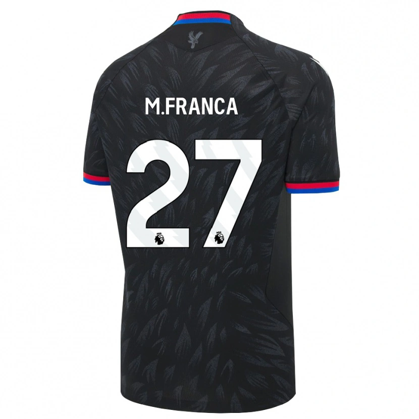 Danxen Barn Matheus França #27 Svart Blå Röd Bortatröja Matchtröjor 2026/27 Tröjor T-Tröja
