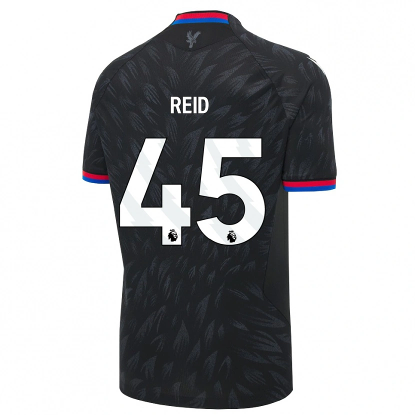 Danxen Barn Dylan Reid #45 Svart Blå Röd Bortatröja Matchtröjor 2026/27 Tröjor T-Tröja