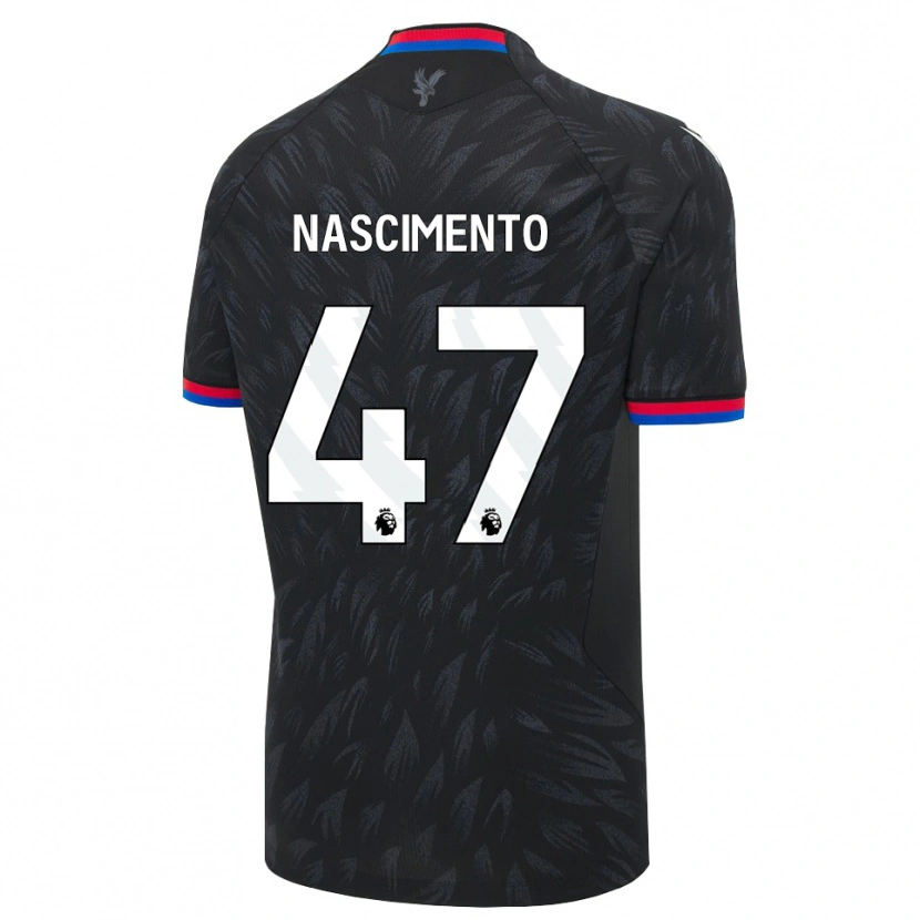 Danxen Barn Adler Nascimento #47 Svart Blå Röd Bortatröja Matchtröjor 2026/27 Tröjor T-Tröja