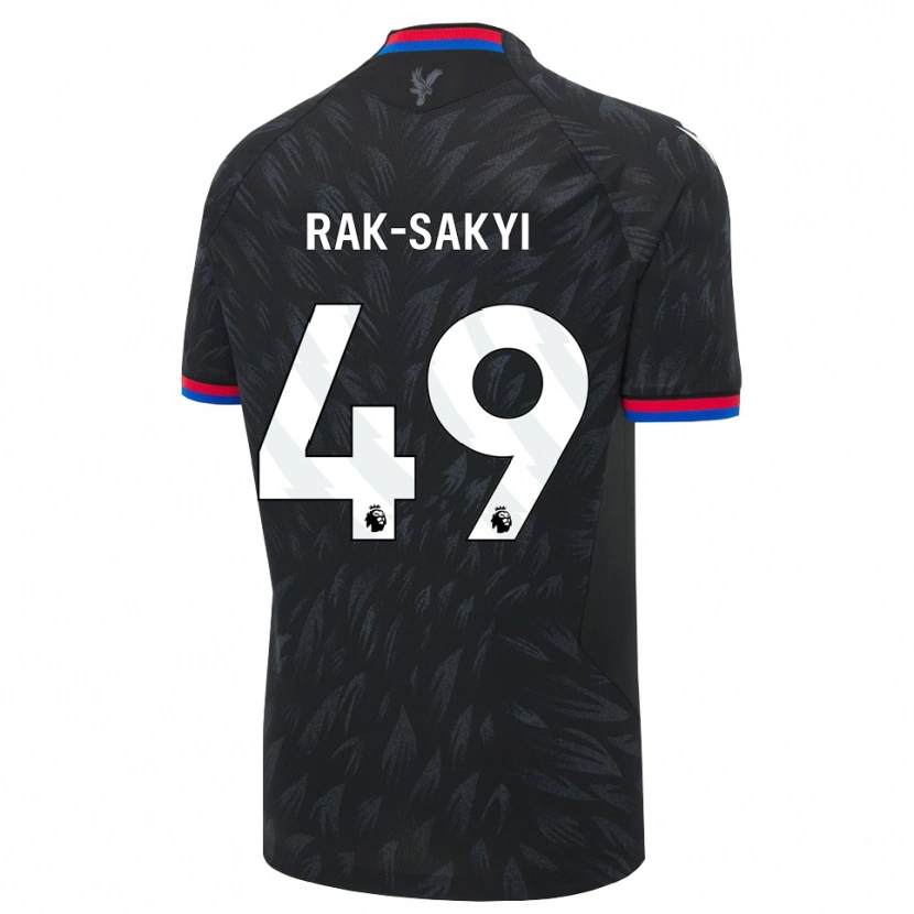 Danxen Barn Jesurun Rak-Sakyi #49 Svart Blå Röd Bortatröja Matchtröjor 2026/27 Tröjor T-Tröja
