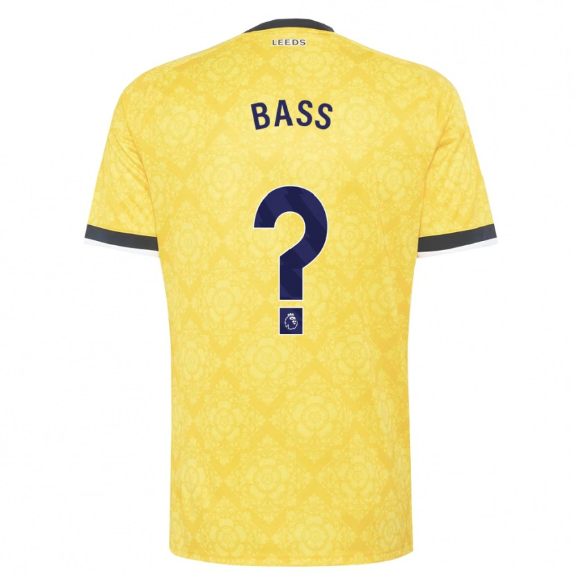Danxen Barn Rebekah Bass #0 Gul Vit Svart Bortatröja Matchtröjor 2026/27 Tröjor T-Tröja