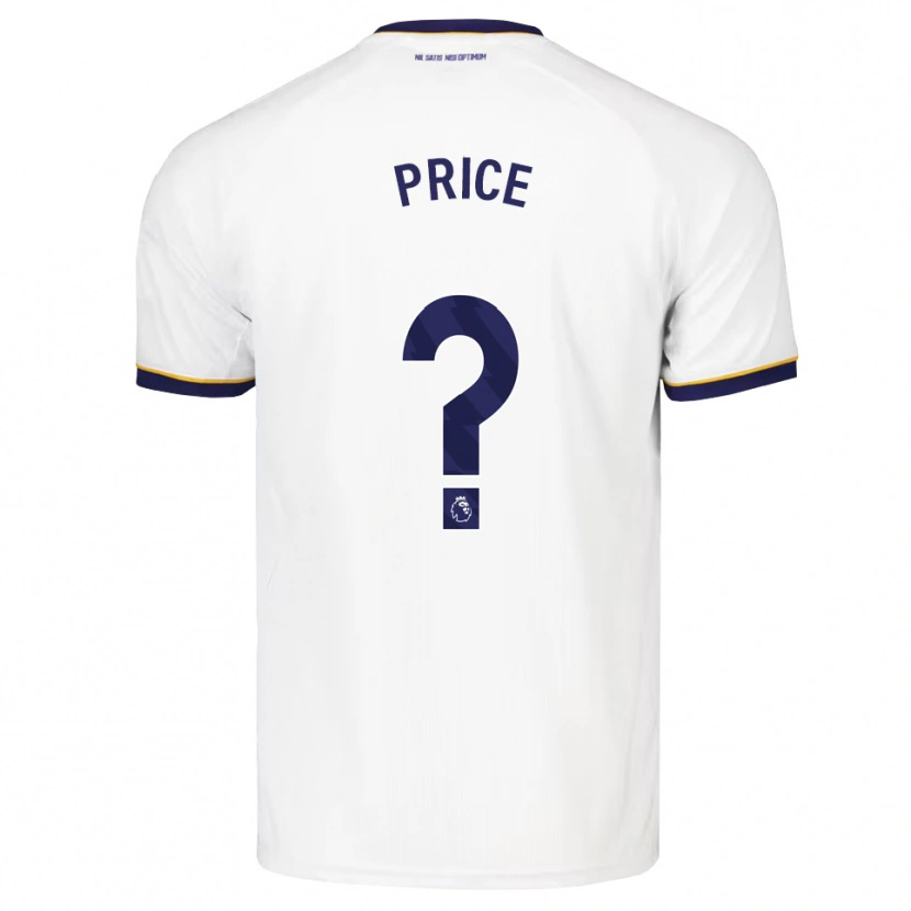 Danxen Barn Isaac Price #0 Midnattsblå Vit Gul Bortatröja Matchtröjor 2026/27 Tröjor T-Tröja