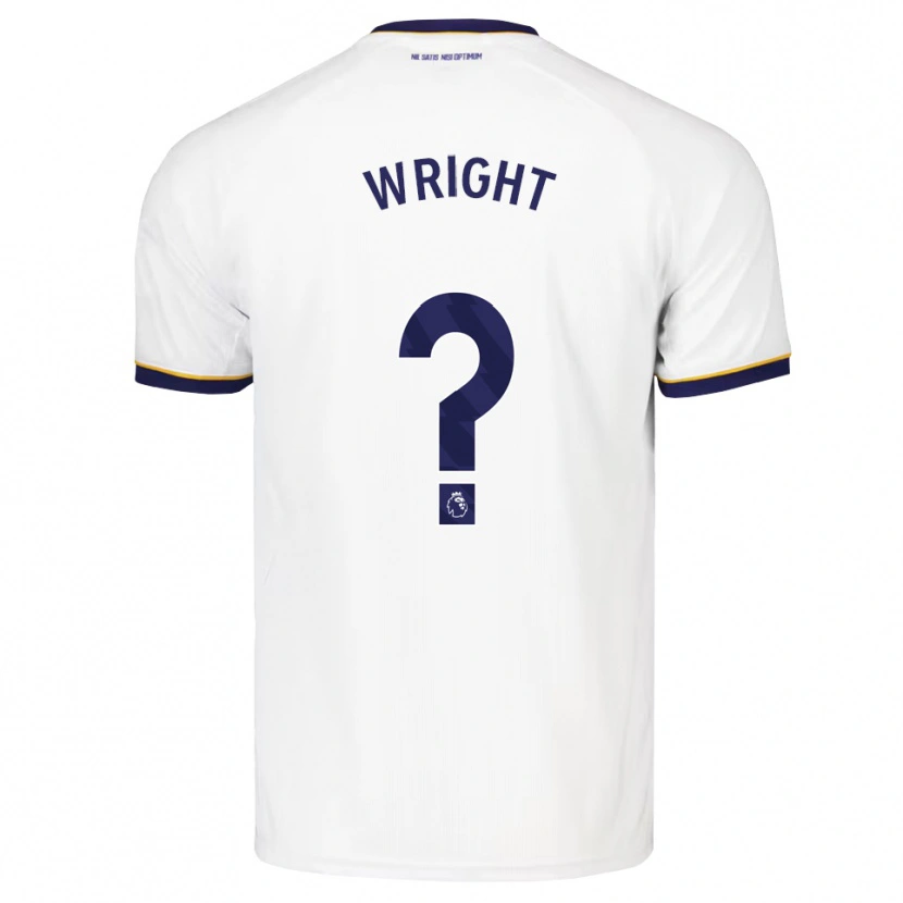 Danxen Barn Harry Wright #0 Midnattsblå Vit Gul Bortatröja Matchtröjor 2026/27 Tröjor T-Tröja