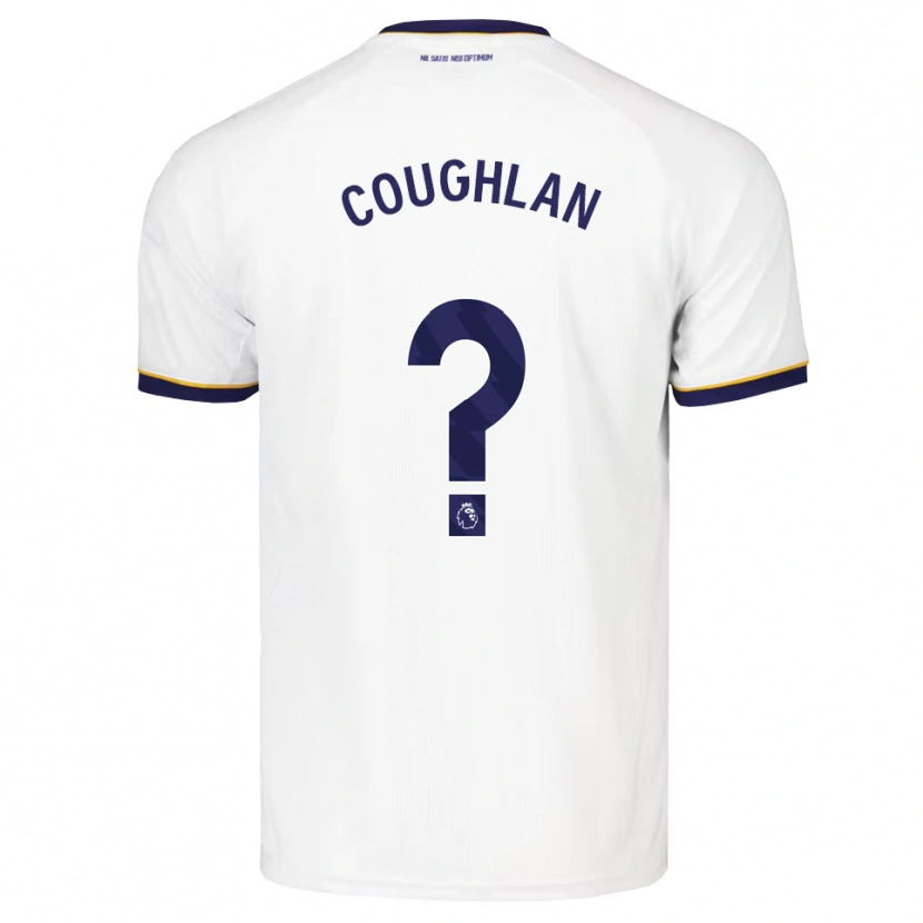 Danxen Barn Sam Coughlan #0 Midnattsblå Vit Gul Bortatröja Matchtröjor 2026/27 Tröjor T-Tröja