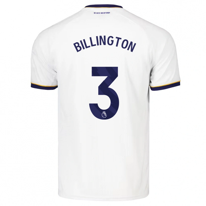 Danxen Barn Harvey Billington #3 Midnattsblå Vit Gul Bortatröja Matchtröjor 2026/27 Tröjor T-Tröja
