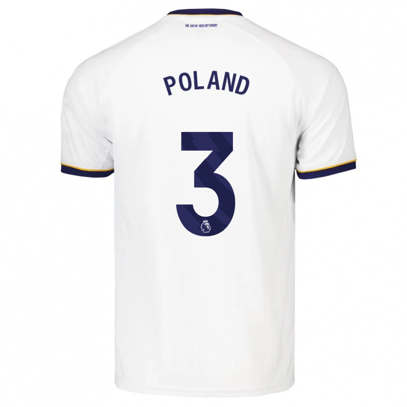 Danxen Barn Louis Poland #3 Midnattsblå Vit Gul Bortatröja Matchtröjor 2026/27 Tröjor T-Tröja