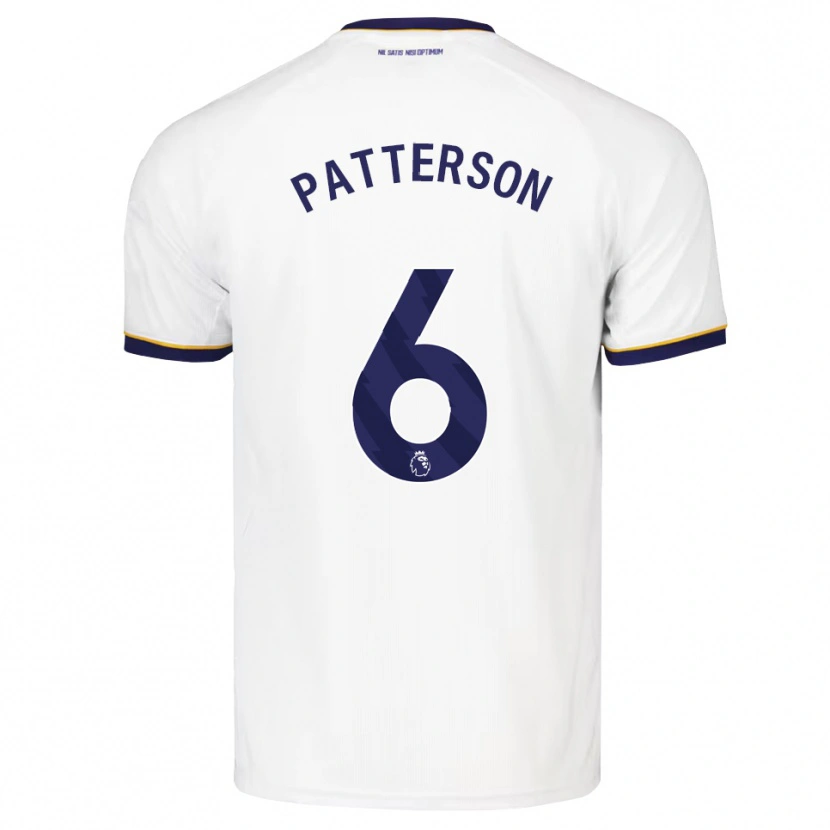 Danxen Barn Jack Patterson #6 Midnattsblå Vit Gul Bortatröja Matchtröjor 2026/27 Tröjor T-Tröja