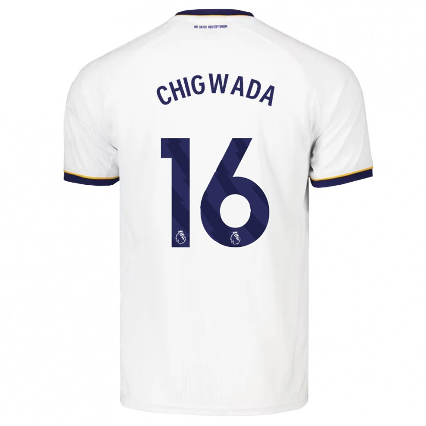Danxen Barn Josh Chigwada #16 Midnattsblå Vit Gul Bortatröja Matchtröjor 2026/27 Tröjor T-Tröja
