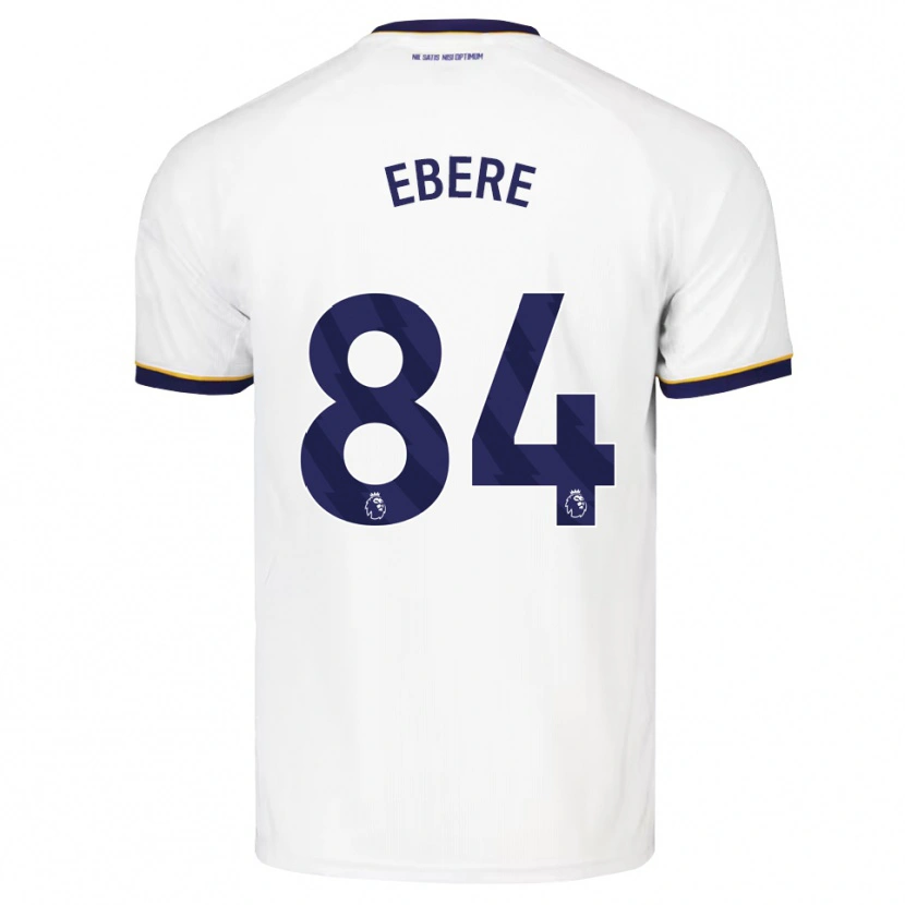 Danxen Barn Coby Ebere #84 Midnattsblå Vit Gul Bortatröja Matchtröjor 2026/27 Tröjor T-Tröja