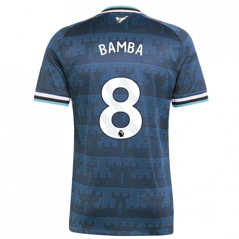 Danxen Barn Aladji Bamba #8 Gul Svart Blå Bortatröja Matchtröjor 2026/27 Tröjor T-Tröja