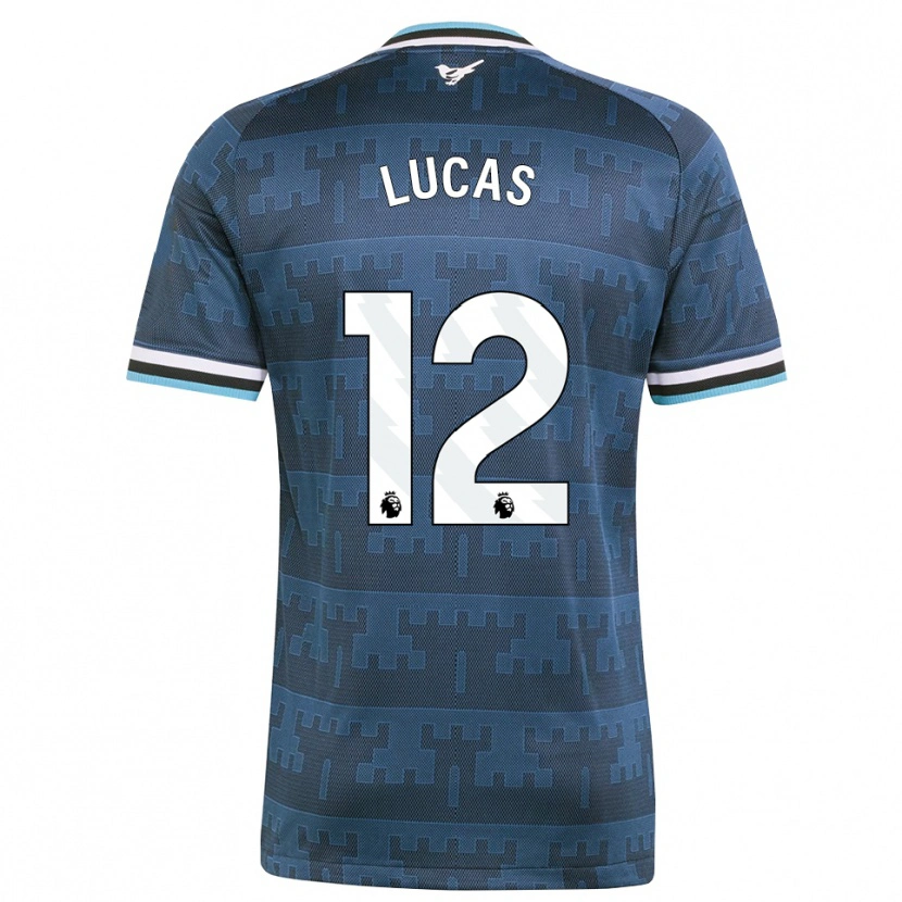 Danxen Barn Kayden Lucas #12 Gul Svart Blå Bortatröja Matchtröjor 2026/27 Tröjor T-Tröja