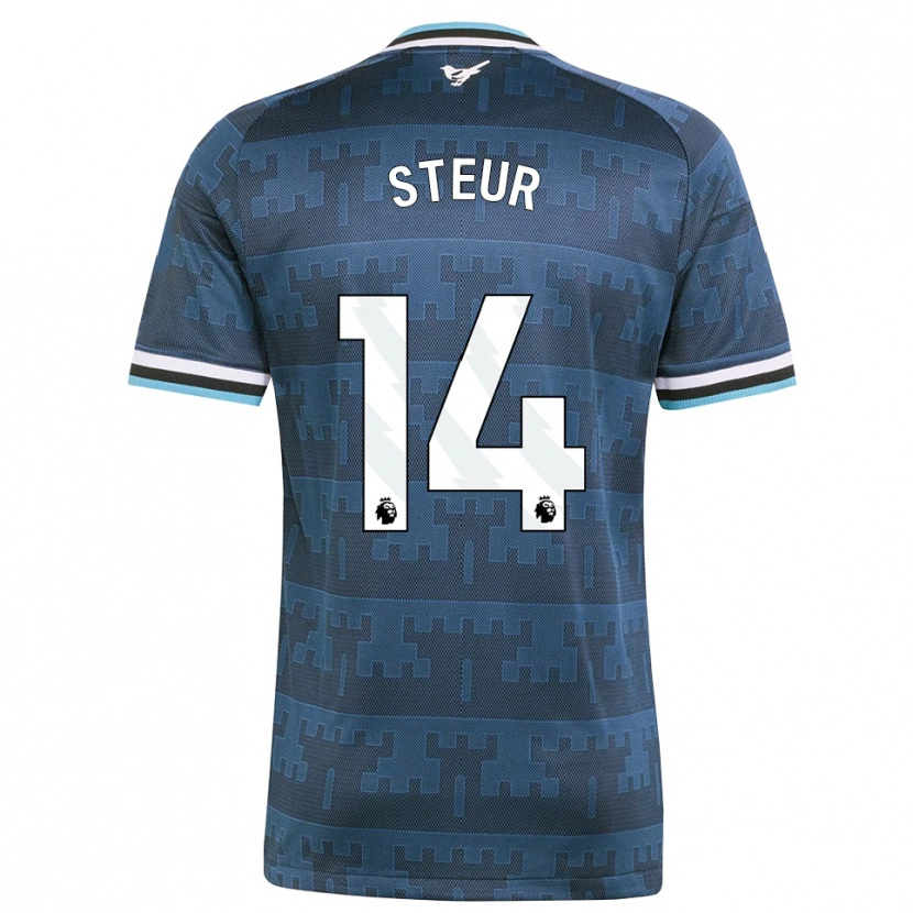 Danxen Barn Sean Steur #14 Gul Svart Blå Bortatröja Matchtröjor 2026/27 Tröjor T-Tröja