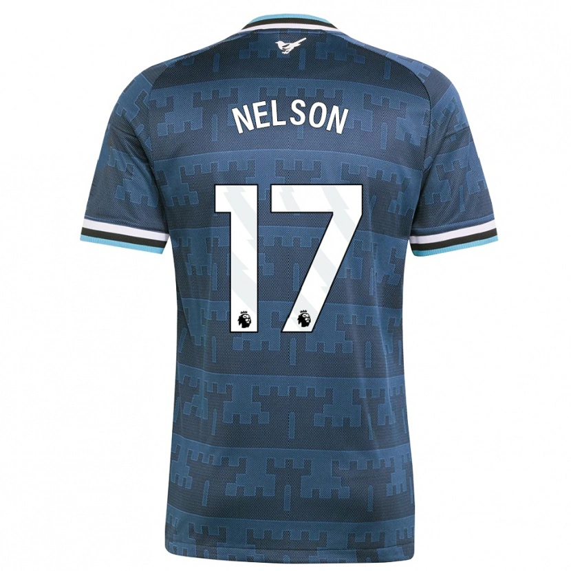 Danxen Barn Erin Nelson #17 Gul Svart Blå Bortatröja Matchtröjor 2026/27 Tröjor T-Tröja