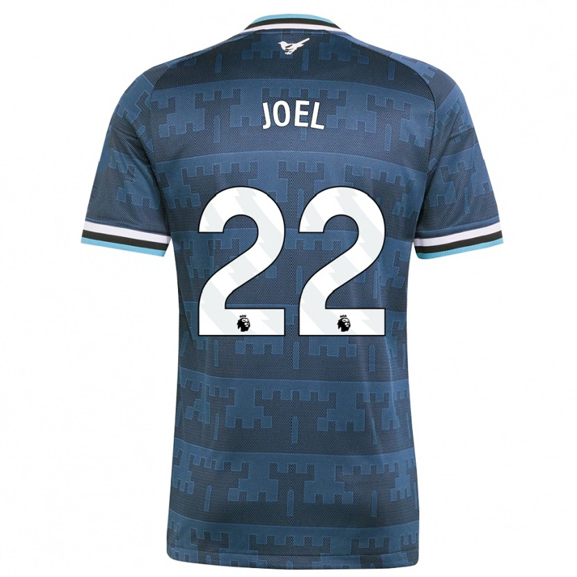 Danxen Barn Lois Joel #22 Gul Svart Blå Bortatröja Matchtröjor 2026/27 Tröjor T-Tröja