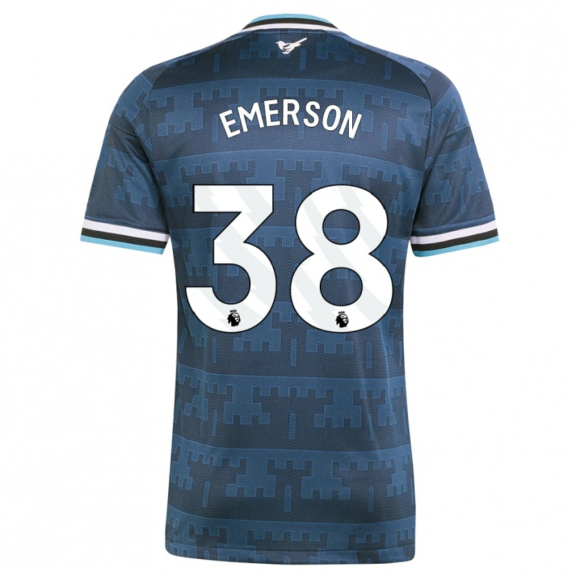 Danxen Barn Johnny Emerson #38 Gul Svart Blå Bortatröja Matchtröjor 2026/27 Tröjor T-Tröja