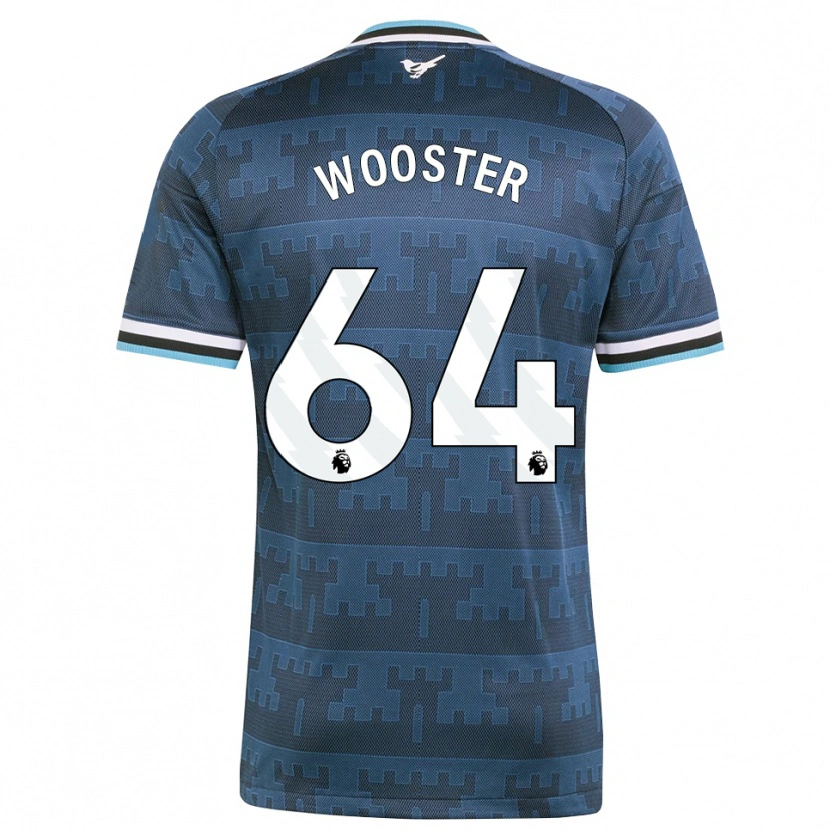 Danxen Barn Kacey Wooster #64 Gul Svart Blå Bortatröja Matchtröjor 2026/27 Tröjor T-Tröja