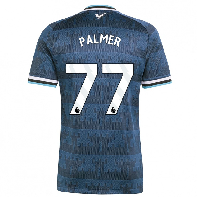 Danxen Barn Darren Palmer #77 Gul Svart Blå Bortatröja Matchtröjor 2026/27 Tröjor T-Tröja