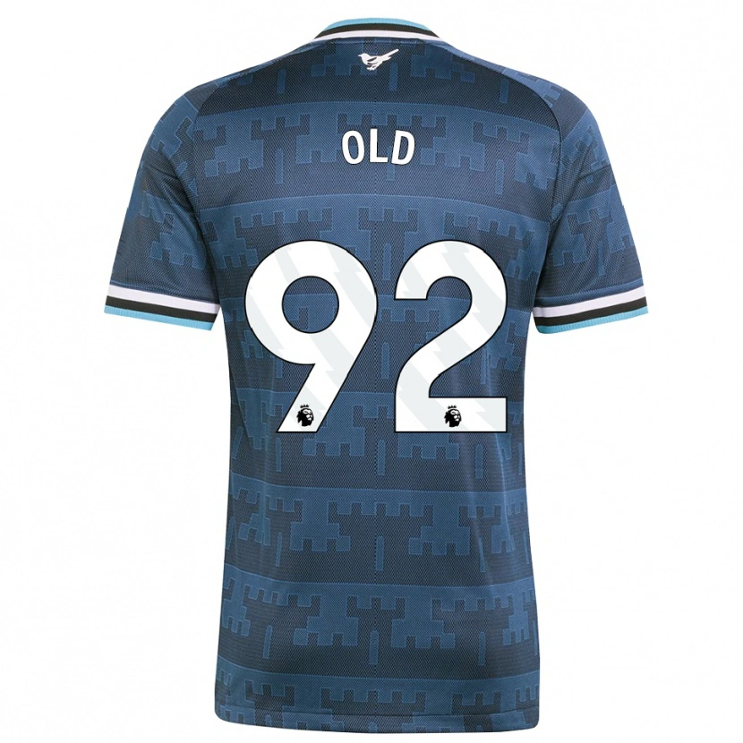 Danxen Barn Thomas Old #92 Gul Svart Blå Bortatröja Matchtröjor 2026/27 Tröjor T-Tröja
