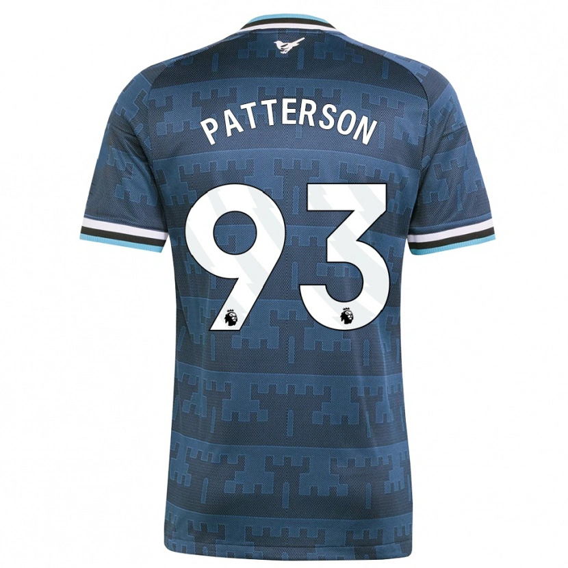 Danxen Barn Jack Patterson #93 Gul Svart Blå Bortatröja Matchtröjor 2026/27 Tröjor T-Tröja