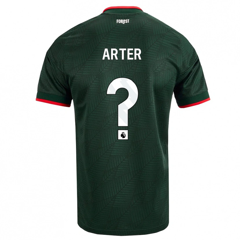 Danxen Barn Harry Arter #0 Mörk Grön Röd Bortatröja Matchtröjor 2026/27 Tröjor T-Tröja