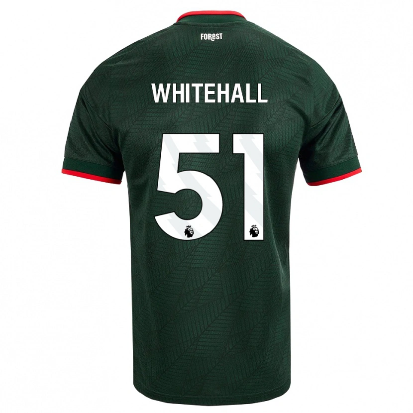 Danxen Barn Archie Whitehall #51 Mörk Grön Röd Bortatröja Matchtröjor 2026/27 Tröjor T-Tröja