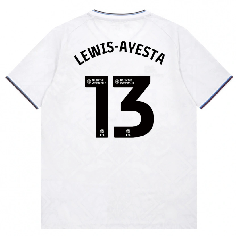 Danxen Barn Felix Lewis-Ayesta #13 Vinröd Vit Bortatröja Matchtröjor 2026/27 Tröjor T-Tröja