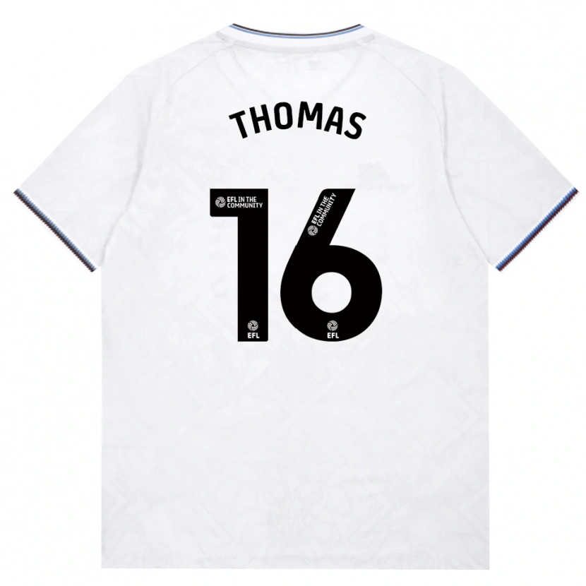 Danxen Barn Isaac Thomas #16 Vinröd Vit Bortatröja Matchtröjor 2026/27 Tröjor T-Tröja