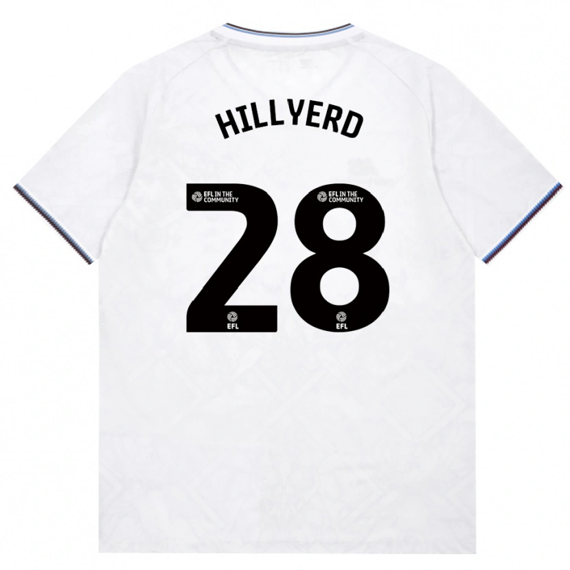 Danxen Barn Sophie Hillyerd #28 Vinröd Vit Bortatröja Matchtröjor 2026/27 Tröjor T-Tröja
