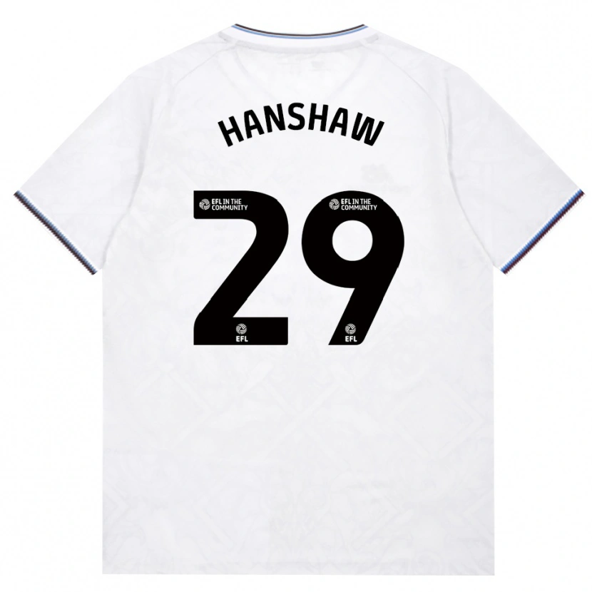 Danxen Barn Verena Hanshaw #29 Vinröd Vit Bortatröja Matchtröjor 2026/27 Tröjor T-Tröja